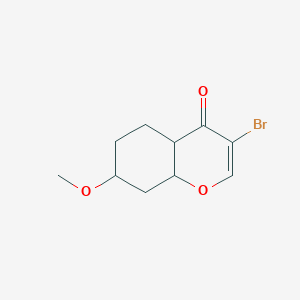 3-Bromo-7-methoxy-4a,5,6,7,8,8a-hexahydrochromen-4-one