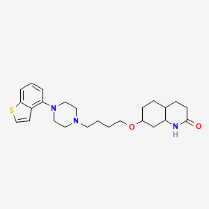 7-[4-[4-(1-benzothiophen-4-yl)piperazin-1-yl]butoxy]-3,4,4a,5,6,7,8,8a-octahydro-1H-quinolin-2-one