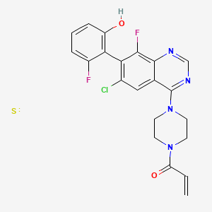 molecular formula C21H17ClF2N4O2S B12353502 CID 137699228 