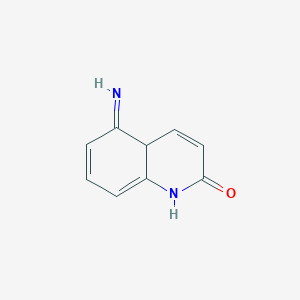 molecular formula C9H8N2O B12353545 5-Imino-1,4a-dihydroquinolin-2-one 