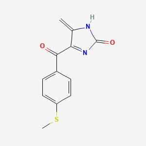 5-Methylidene-4-(4-methylsulfanylbenzoyl)imidazol-2-one