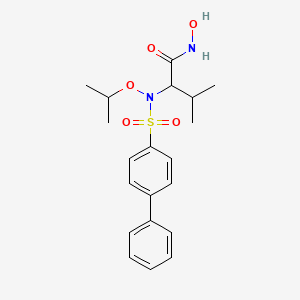 2-[(Biphenyl-4-sulfonyl)-isopropoxy-amino]-N-hydroxy-3-methyl-butyramide