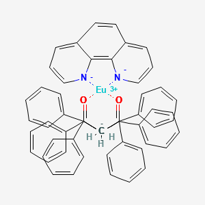 1,3-Diphenylpropane-1,3-dione;europium(3+);1,10-phenanthroline-1,10-diide