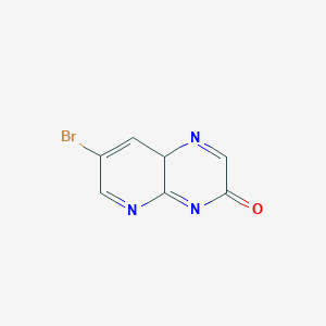 molecular formula C7H4BrN3O B12353661 7-bromo-8aH-pyrido[2,3-b]pyrazin-3-one 