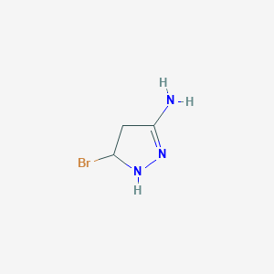 5-bromo-4,5-dihydro-1H-pyrazol-3-amine