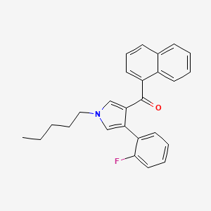 (4-(2-fluorophenyl)-1-pentyl-1H-pyrrol-3-yl)(naphthalen-1-yl)methanone