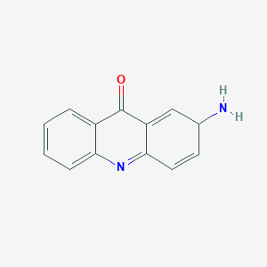 molecular formula C13H10N2O B12353688 2-amino-2H-acridin-9-one 