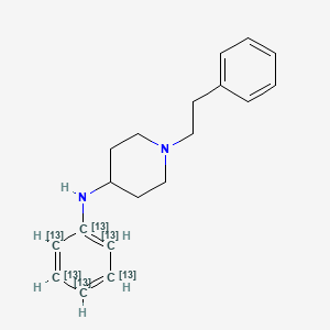 1-phenethyl-N-(phenyl-13C6)piperidin-4-amine