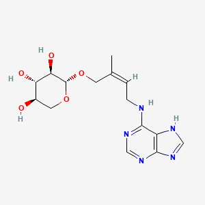 molecular formula C15H21N5O5 B1235372 O-beta-D-Xylosylzeatin 