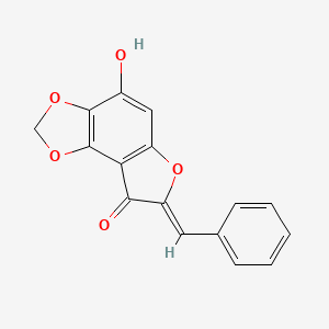 molecular formula C16H10O5 B1235374 头足纲酮 CAS No. 135383-79-8