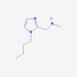 molecular formula C9H17N3 B12353759 (1-Butyl-1H-imidazol-2-ylmethyl)-methyl-amine 