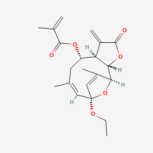molecular formula C21H26O6 B1235376 幻影霉素 CAS No. 55306-08-6