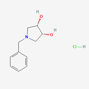 (3S,4R)-1-benzylpyrrolidine-3,4-diol;hydrochloride