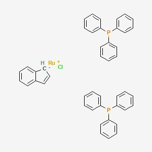 Ruthenium,chloro[(1,2,3,3a,7a-h)-1H-inden-1-yl]bis(triphenylphosphine)-