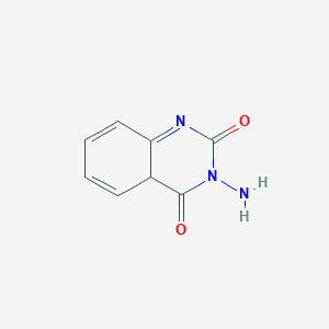 molecular formula C8H7N3O2 B12353845 3-amino-4aH-quinazoline-2,4-dione 