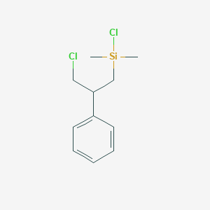 Chloro-(3-chloro-2-phenylpropyl)-dimethylsilane