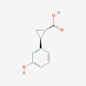 (1S,2S)-2-(3-hydroxyphenyl)cyclopropane-1-carboxylic acid