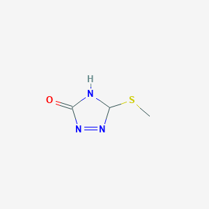 5-(Methylsulfanyl)-4,5-dihydro-1,2,4-triazol-3-one