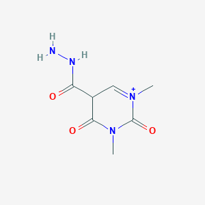 1,3-dimethyl-2,4-dioxo-5H-pyrimidin-1-ium-5-carbohydrazide