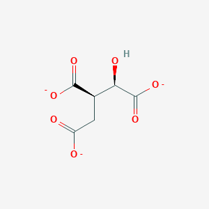 molecular formula C6H5O7-3 B1235399 L-erythro-isocitrate(3-) 