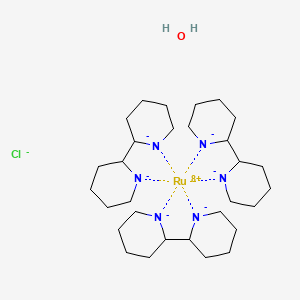 molecular formula C30H56ClN6ORu+ B12354041 2-piperidin-1-id-2-ylpiperidin-1-ide;ruthenium(8+);chloride;hydrate 