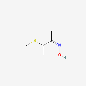molecular formula C5H11NOS B1235405 3-(甲硫基)丁酮肟 CAS No. 34681-09-9