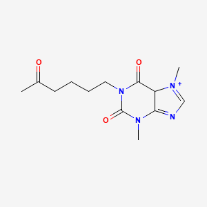 molecular formula C13H19N4O3+ B12354074 BL-191;PTX;Oxpentifylline 