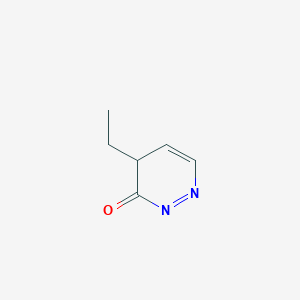 molecular formula C6H8N2O B12354080 4-ethyl-4H-pyridazin-3-one 