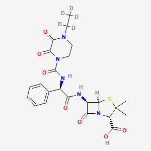 molecular formula C23H27N5O7S B12354126 Piperacillin-d5 