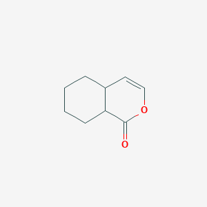 molecular formula C9H12O2 B12354128 4a,5,6,7,8,8a-Hexahydroisochromen-1-one 