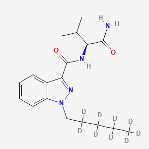 molecular formula C18H26N4O2 B12354144 AB-PINACA-d9 