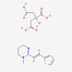 molecular formula C17H22N2O7S B1235416 枸橼酸哌喃特 CAS No. 5685-86-9