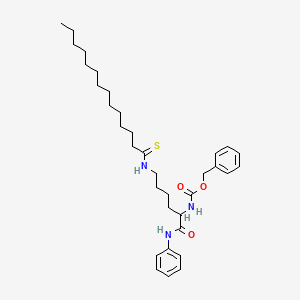 Benzyl(1-oxo-1-(phenylamino)-6-tetradecanethioamidohexan-2-yl)carbamate