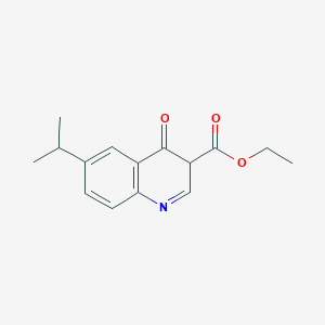 ethyl 4-oxo-6-propan-2-yl-3H-quinoline-3-carboxylate