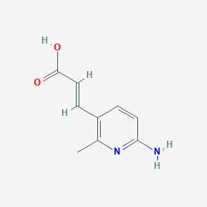 molecular formula C9H10N2O2 B12354186 3-(6-Amino-2-methylpyridin-3-yl)acrylic acid 