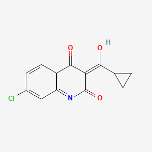 2(1H)-Quinolinone, 7-chloro-3-(cyclopropylcarbonyl)-4-hydroxy-