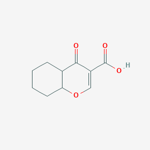 4-Oxo-4a,5,6,7,8,8a-hexahydrochromene-3-carboxylic acid