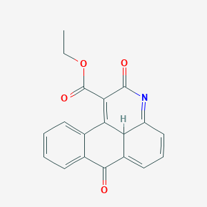 Ethyl 8,15-dioxo-14-azatetracyclo[7.7.1.02,7.013,17]heptadeca-1(16),2,4,6,9,11,13-heptaene-16-carboxylate