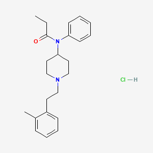 N-[1-[2-(2-methylphenyl)ethyl]-4-piperidinyl]-N-phenyl-propanamide,monohydrochloride