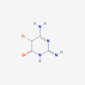 6-amino-5-bromo-2-imino-5H-pyrimidin-4-one