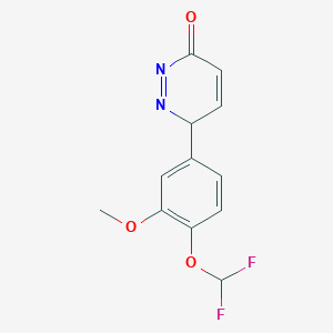 3-[4-(difluoromethoxy)-3-methoxyphenyl]-3H-pyridazin-6-one