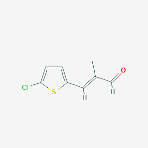 (E)-3-(5-chlorothiophen-2-yl)-2-methylprop-2-enal