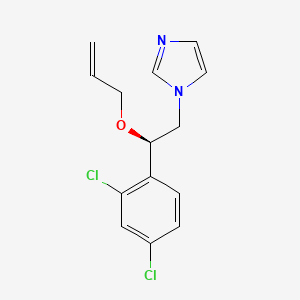 molecular formula C14H14Cl2N2O B1235443 (R)-烯康唑 CAS No. 166734-81-2