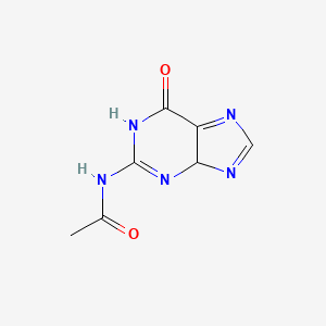 N-(6-oxo-1,4-dihydropurin-2-yl)acetamide