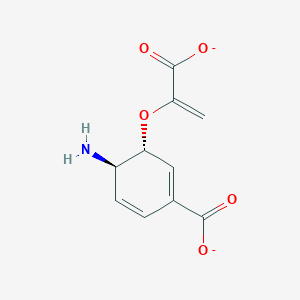 molecular formula C10H9NO5-2 B1235446 4-氨基-4-脱氧脱氧胆酸(2-) 