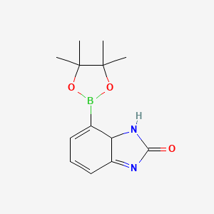 7-(4,4,5,5-Tetramethyl-1,3,2-dioxaborolan-2-yl)-1,7a-dihydrobenzimidazol-2-one