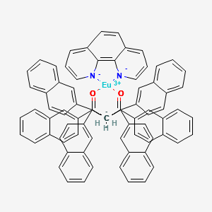 1,3-Dinaphthalen-2-ylpropane-1,3-dione;europium(3+);1,10-phenanthroline-1,10-diide