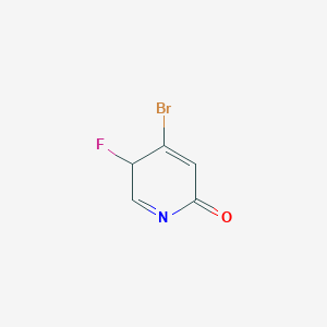 molecular formula C5H3BrFNO B12354609 4-bromo-3-fluoro-3H-pyridin-6-one 