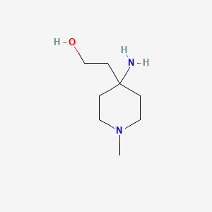 2-(4-Amino-1-methylpiperidin-4-yl)ethan-1-ol