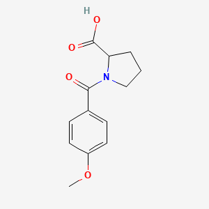 1-(4-methoxybenzoyl)pyrrolidine-2-carboxylic Acid